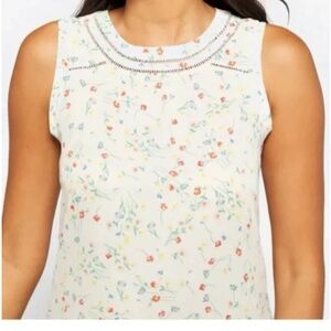 41 HAWTHORN Eliee Lace Detail Mixed Material Blouse